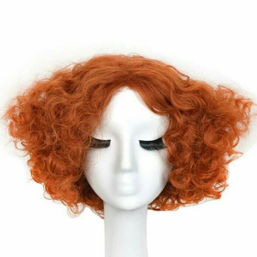 Curly Wig for Cosplay Halloween Party Use Includes Wig Cap Brand New In Package